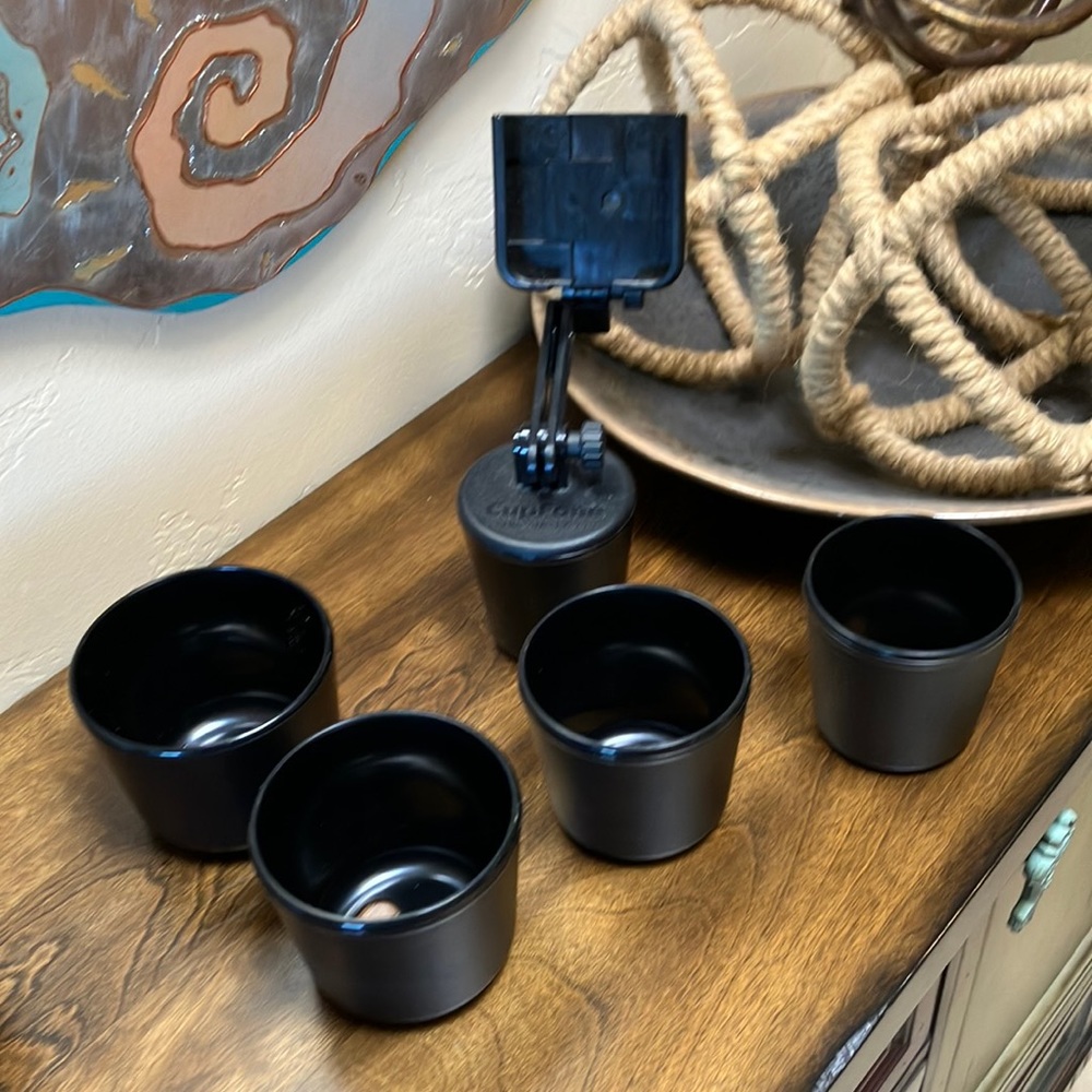 EUC CupFone adjustable cup holder for phone and drinks!